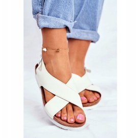 Sandały Damskie Big Star Białe FF274623 2