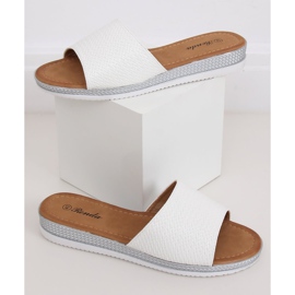Klapki damskie białe BQ-66 White 1