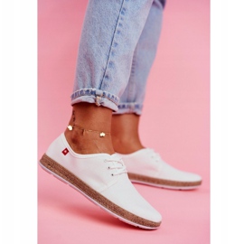 Espadryle Damskie Big Star Białe FF276043 1