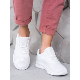 Renda Ażurowe Buty Sportowe białe 1