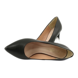 Czarne Czółenka Na Szpilce Espinto C549/2 4