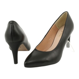 Czarne Czółenka Na Szpilce Espinto C549/2 3