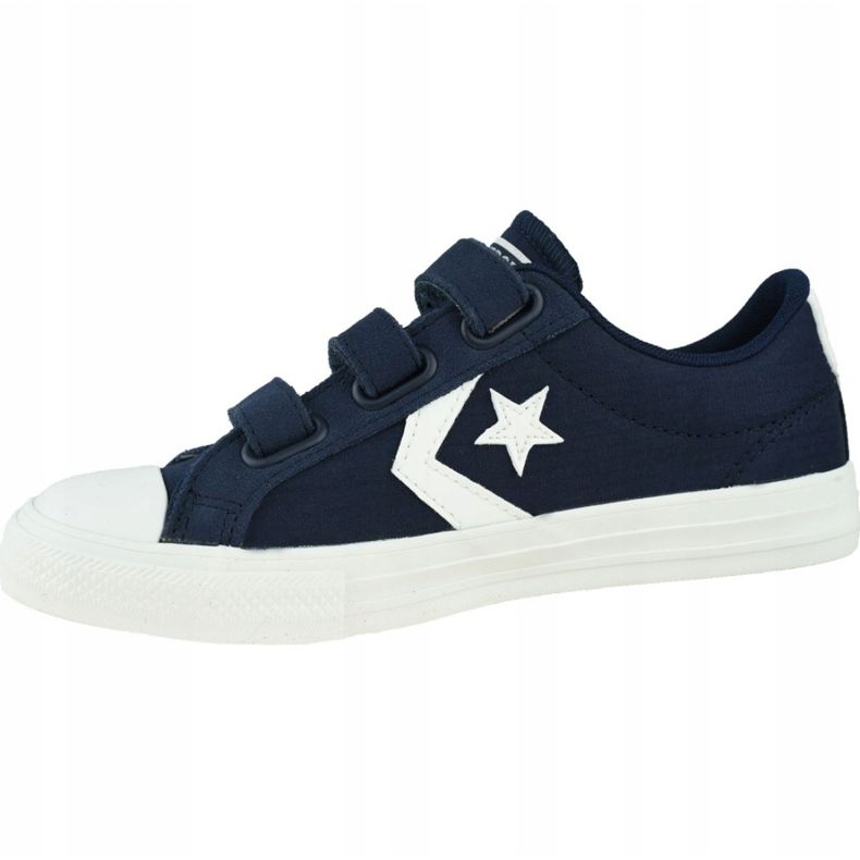 Buty Converse Star Player Low Kids 667547C granatowe szare 1