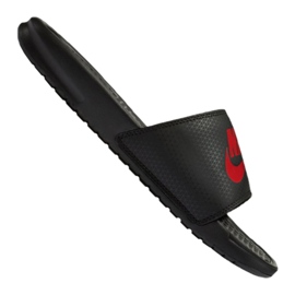 Klapki Nike Benassi Jdi Slide M 343880-060 czarne czerwone 2