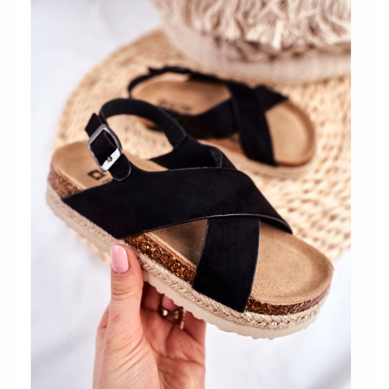 Sandałki Dziecięce Big Star Czarne FF374168 2