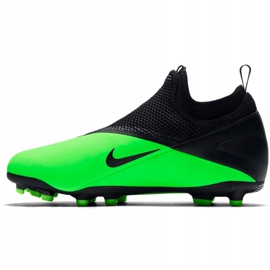 Buty piłkarskie Nike Phantom Vsn 2 Academy Df Fg /MG Jr CD4059 306 wielokolorowe zielone 3