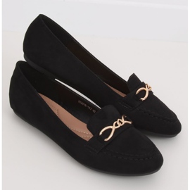 Mokasyny damskie czarne 2S2018-157 Black 2