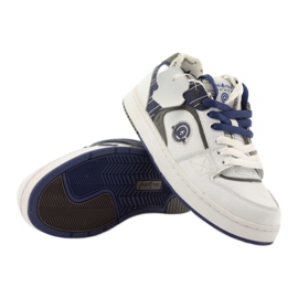 Sportowe buty McArthur 18-wt white/blue białe niebieskie szare 3