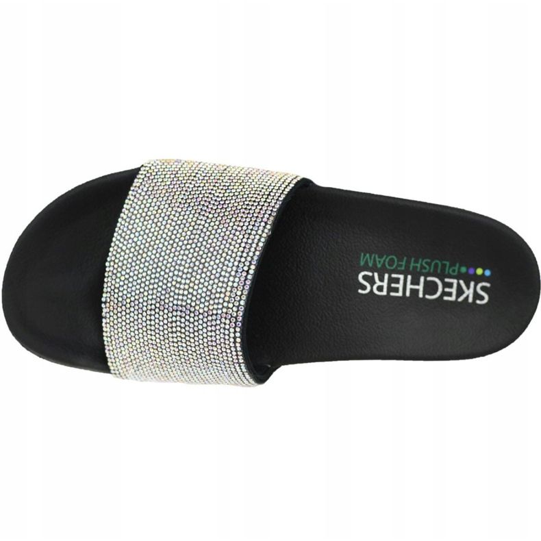 Klapki Skechers Pop Ups-Stone Age W 32369-BLK czarne 2