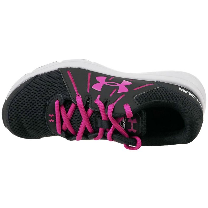 Buty Under Armour W Dash Rn 2 W 1285488-003 czarne różowe 2