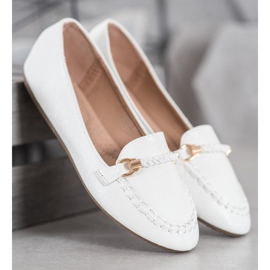 SHELOVET Klasyczne Lordsy białe 1