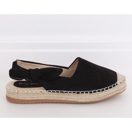 Espadryle damskie czarne 3016 Black 1