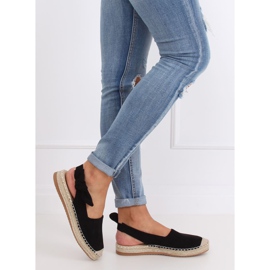 Espadryle damskie czarne 3016 Black 2