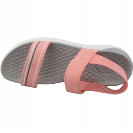 Sandały Crocs LiteRide Sandal W 205106-6KP pomarańczowe różowe 2