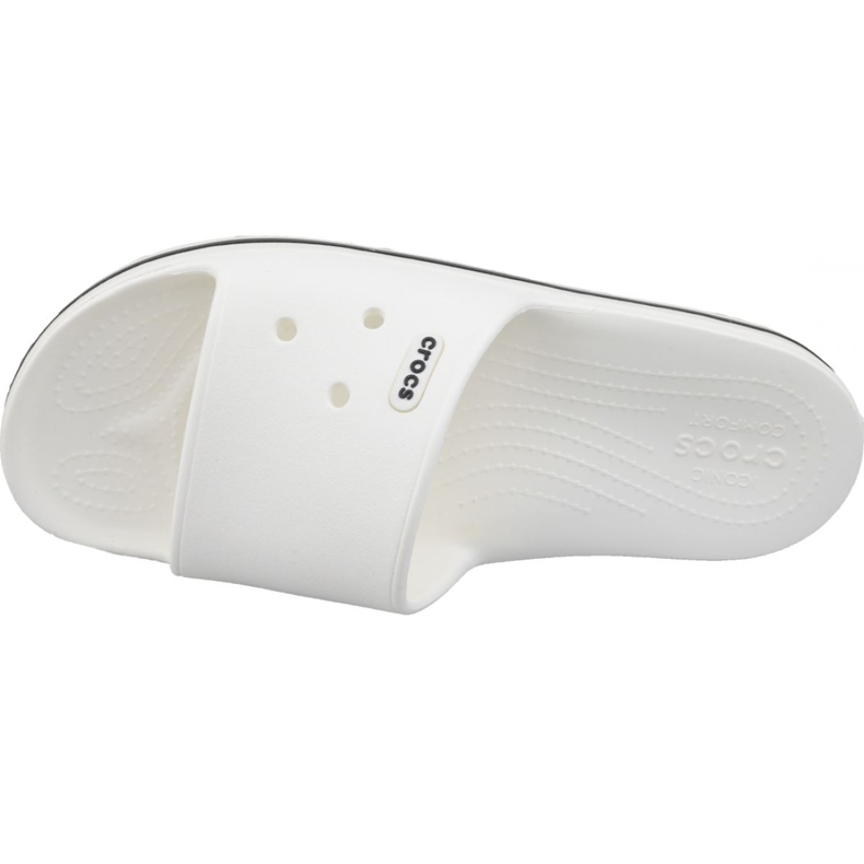 Klapki Crocs Crocband Iii Slide 205733-103 białe 2