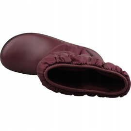 Buty Crocs Winter Puff Boot W 14614-607 czerwone wielokolorowe 2