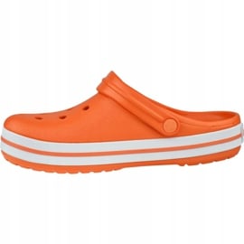 Buty Crocs Crocband 11016-846 białe pomarańczowe 1