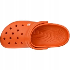 Buty Crocs Crocband 11016-846 białe pomarańczowe 2