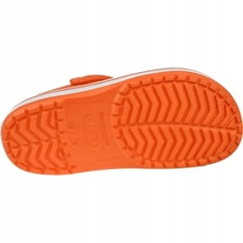 Buty Crocs Crocband 11016-846 białe pomarańczowe 3