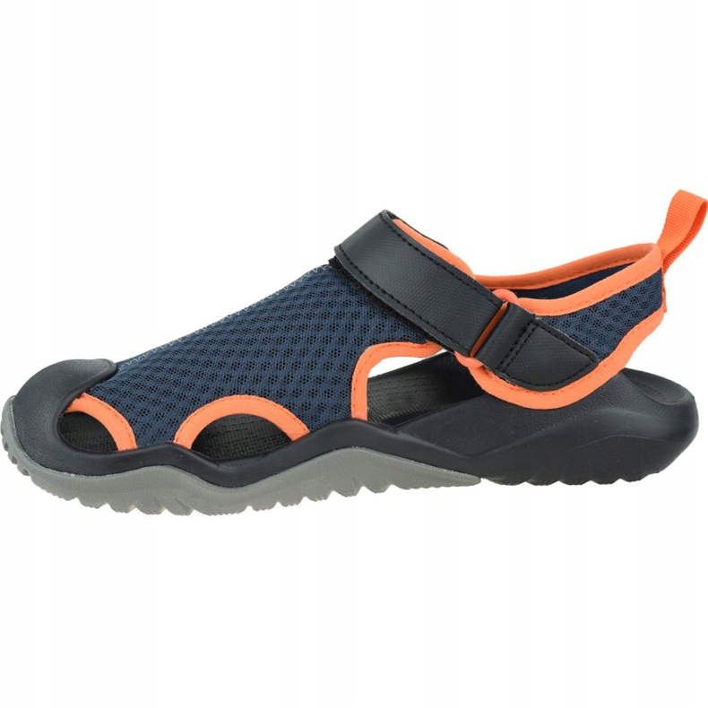 Sandały Crocs M Swiftwater Mesh Deck Sandal M 205289-4V9 granatowe 1