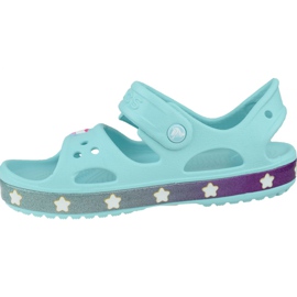 Sandały Crocs Fun Lab Unicorn Charm Sandal K 206366-4O9 niebieskie 1
