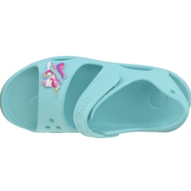 Sandały Crocs Fun Lab Unicorn Charm Sandal K 206366-4O9 niebieskie 2