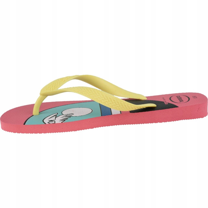 Japonki Havaianas Top Vibes 4144520-7600 różowe żółte 1