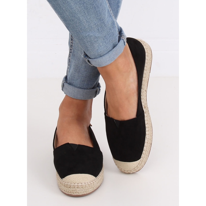Espadryle klasyczne czarne 99-23A Black 1