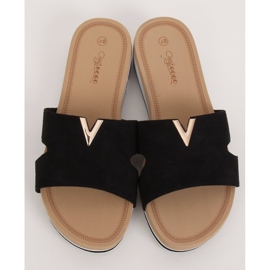 Klapki damskie czarne G-5035 Black 2
