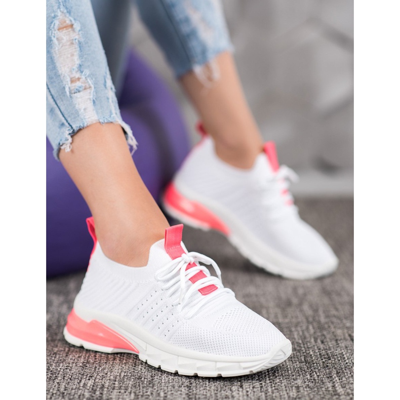 Bella Paris Ażurowe Sneakersy białe 1