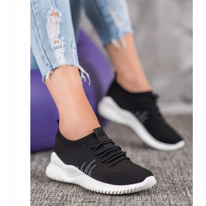 Ażurowe Obuwie MCKEYLOR czarne 1