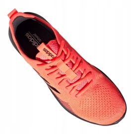 Buty biegowe adidas Fluidflow M EG3664 czarne pomarańczowe 4