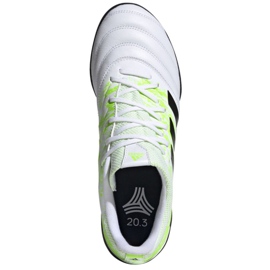 Buty piłkarskie adidas Copa 20.3 Tf M G28533 białe czerwone 2