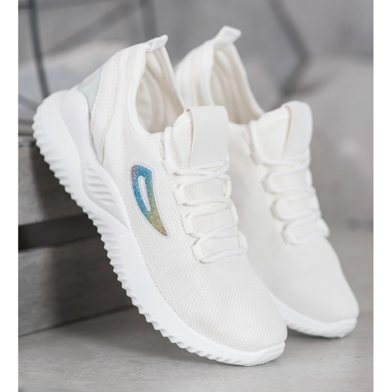 Sneakersy Z Cekinami MCKEYLOR białe 2