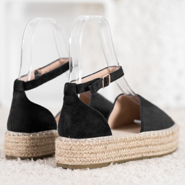 Seastar Czarne Espadryle Na Platformie 1