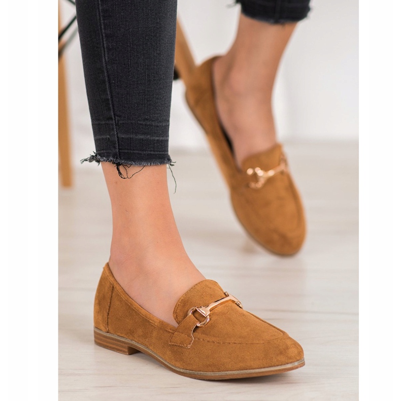 Seastar Eleganckie Buty Wsuwane brązowe 1