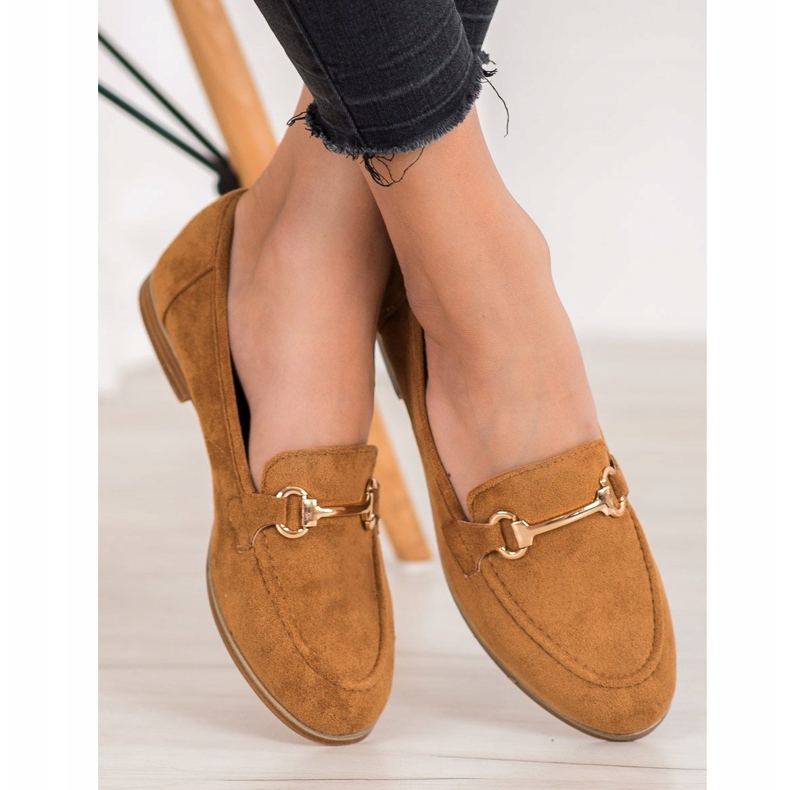 Seastar Eleganckie Buty Wsuwane brązowe 2