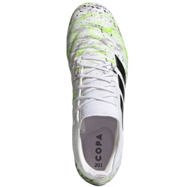 Buty piłkarskie adidas Copa 20.1 Fg M G28639 białe wielokolorowe 2