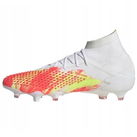 Buty piłkarskie adidas Predator Dracon 20.1 Fg M EG1599 wielokolorowe białe 1