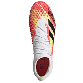 Buty piłkarskie adidas Predator Dracon 20.1 Fg M EG1599 wielokolorowe białe 2