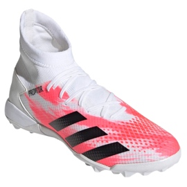 Buty piłkarskie adidas Predator 20.3 Tf M EG0913 wielokolorowe białe 3