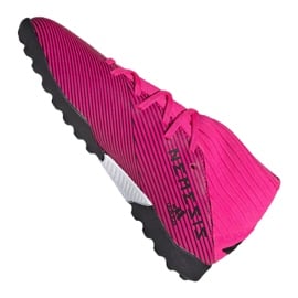 Buty adidas Nemeziz 19.3 Tf Jr F99944 różowe 3