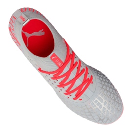 Buty piłkarskie Puma Future 4.2 Netfit Mg M 105681-01 srebrny 1