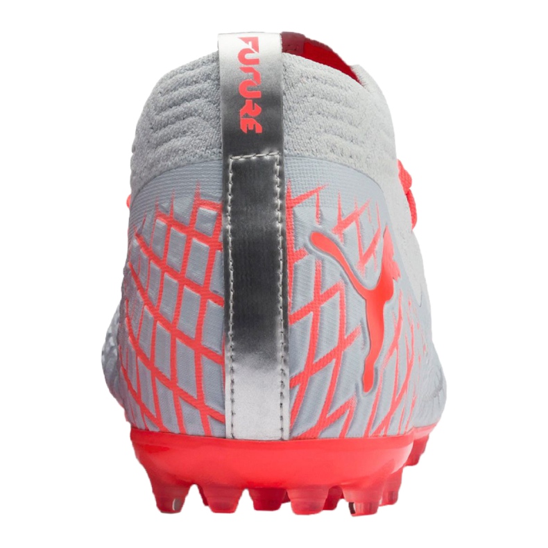 Buty piłkarskie Puma Future 4.2 Netfit Mg M 105681-01 srebrny 3