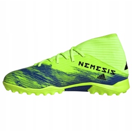 Buty piłkarskie adidas Nemeziz 19.3 Tf M FV3994 wielokolorowe zielone 1