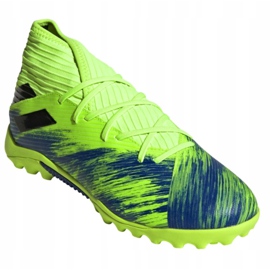Buty piłkarskie adidas Nemeziz 19.3 Tf M FV3994 wielokolorowe zielone 3