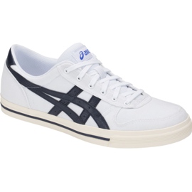 Buty Asics Aaron M 1201A008 101 białe granatowe 2