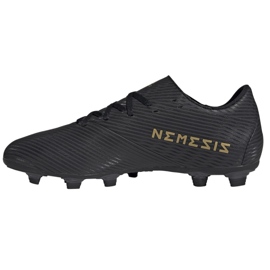 Buty piłkarskie adidas Nemeziz 19.4 FxG M F34394 czarne 1