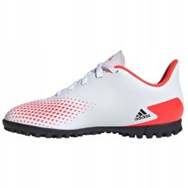 Buty piłkarskie adidas Predator 20.4 FxG Jr EG0933 białe wielokolorowe 2