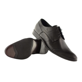 Półbuty buty męskie ze skóry Pilpol 1099 czarne 4
